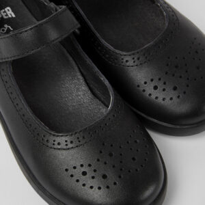 Spiral Comet Black leather shoes
