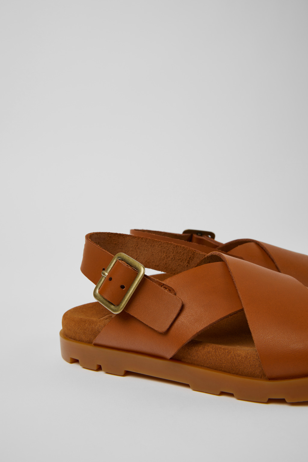 Brutus Sandal Brown leather sandals for kids