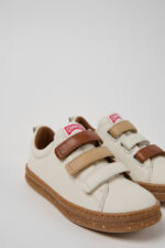 Twins Multicolor Leather Sneakers for Kids.