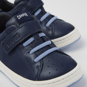 Runner Blue Leather Sneaker