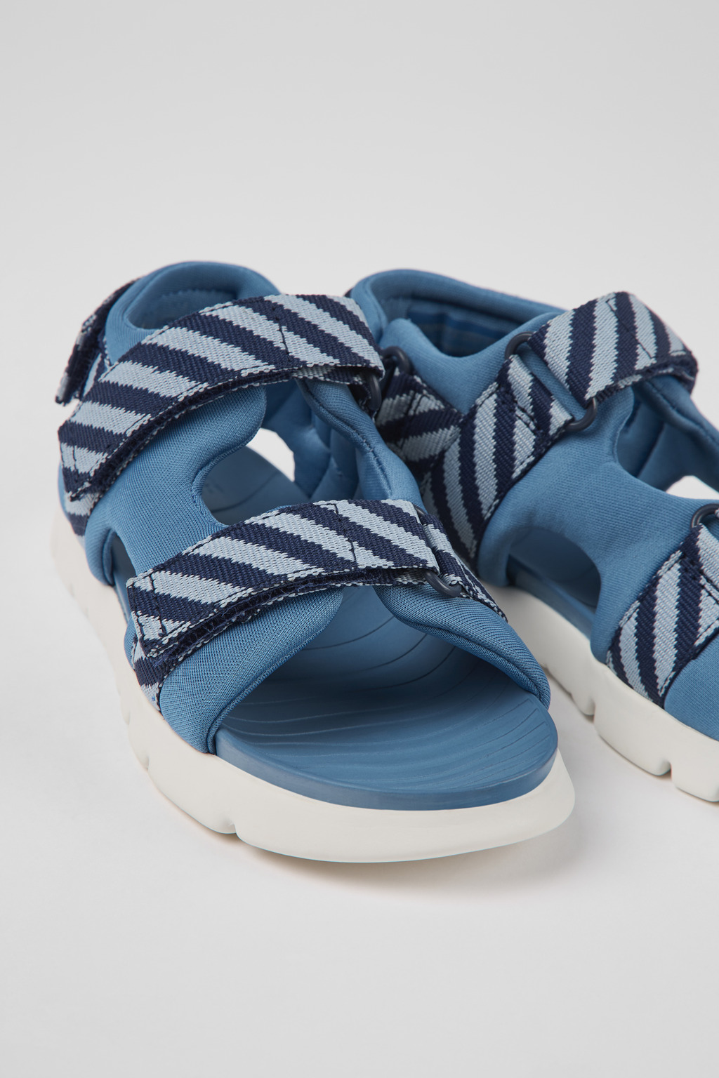 Oruga Multicolored textile sandals for kids