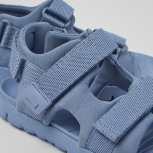 Oruga Blue Textile 2-Strap Sandal