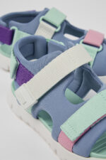 Twins Multicolored Textile 2-Strap Sandal