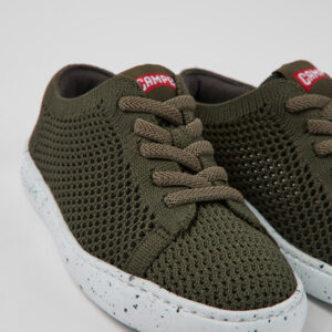 Peu Touring Green textile shoes for kids