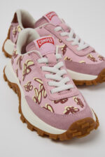 Drif Trail Multicolor Recycled PET and Nubuck Sneakers for Kids.