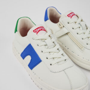 Twins White Leather Sneaker