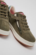 Twins Multicolor Nubuck and Leather Sneaker for Kids.