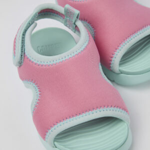 Oruga Pink Textile Sandal