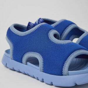 Oruga Blue Textile Sandal