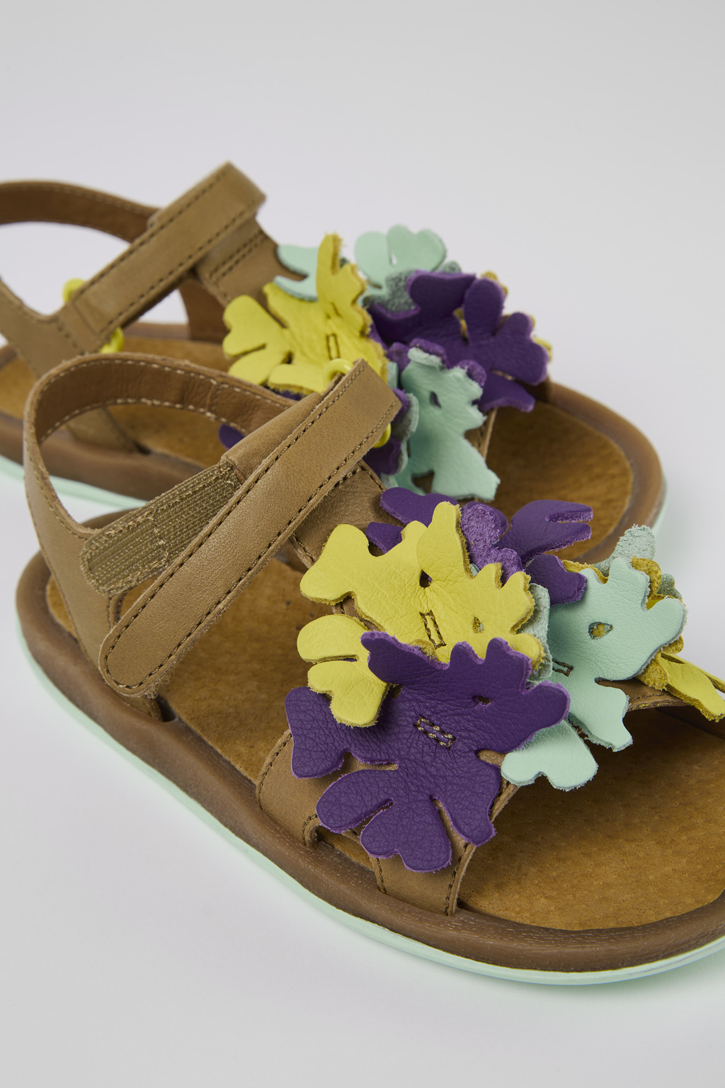 Twins Multicolored Leather Sandal