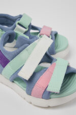 Twins Multicolored Textile Sandal