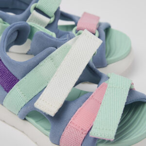 Twins Multicolored Textile Sandal