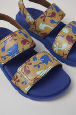 Brutus Sandal Multicolored Leather 2-Strap Sandal
