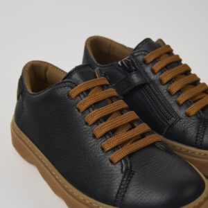 Kiddo Black leather shoes for kids