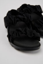 Brutus Sandal Black Leather and Recycled PET Sandals for Kids.