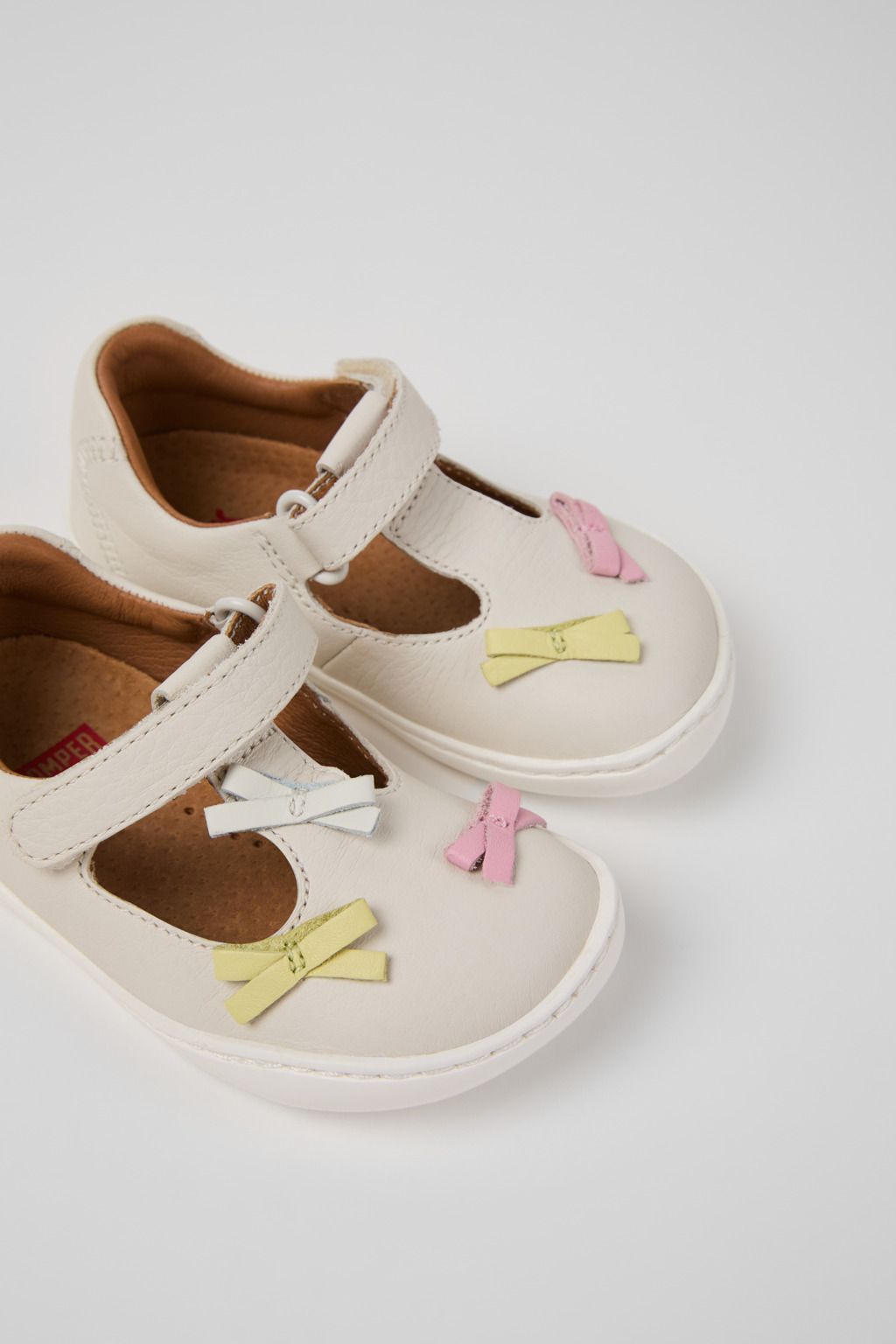 Twins Multicolor Leather Closed Sandals for Kids.