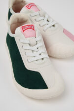 Twins Multicolor Nubuck and Leather Sneakers for Children.