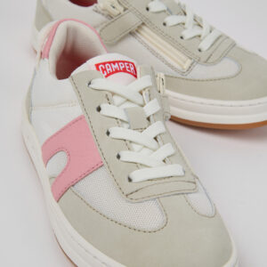 Runner Multicolor Textile and Leather Sneakers for Kids.