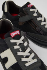 Runner Multicolor Textile and Leather Sneakers for Kids.