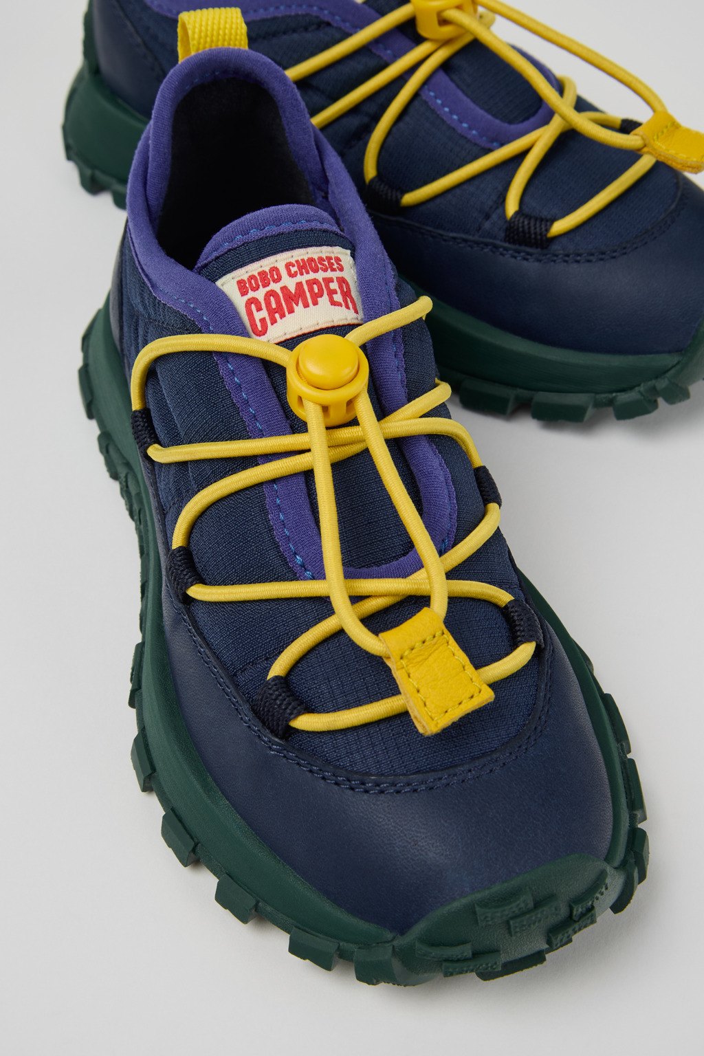 Bobo Choses x Camper Multicolor Textile and Leather Sneakers for Kids.