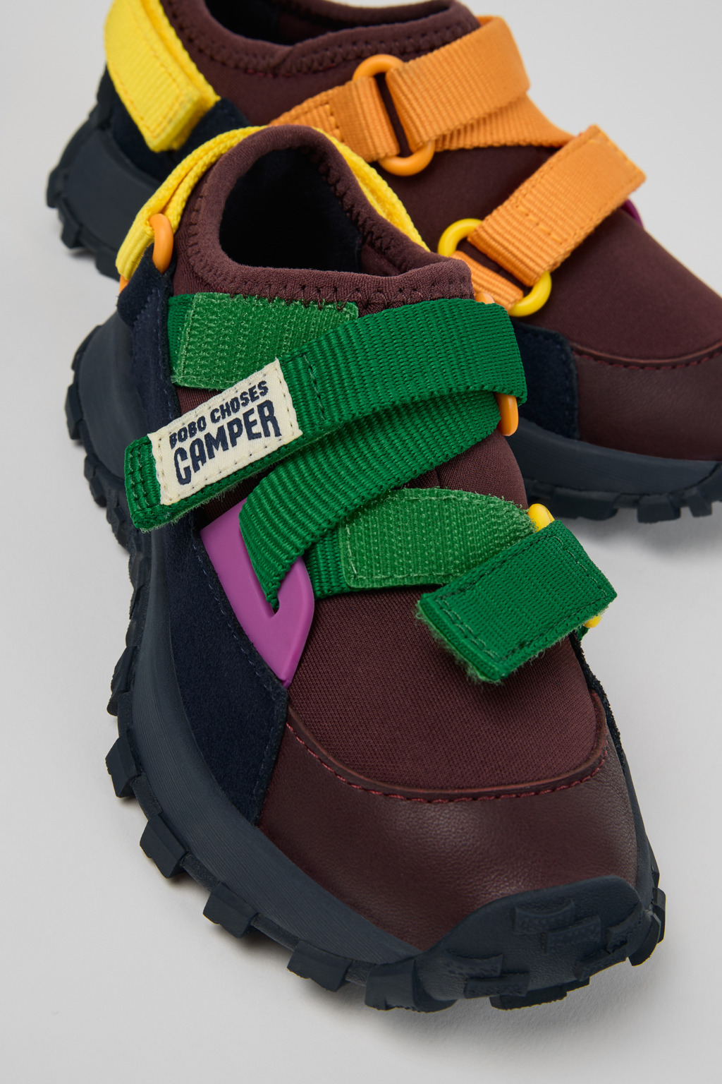 Bobo Choses x Camper Multicolor Textile and Nubuck Sneakers for Kids.