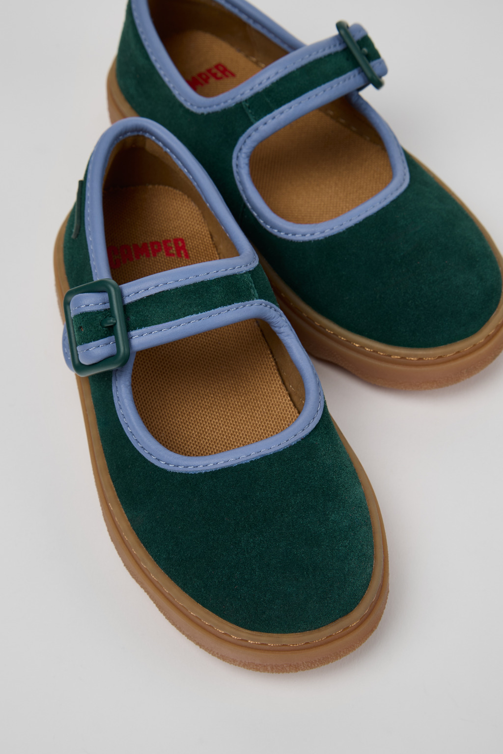Kiddo Multicolor Nubuck and Leather Shoes for Kids.