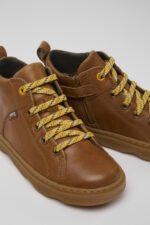 Kiddo Brown leather ankle boots