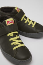 Peu Touring Green leather boots