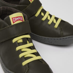 Peu Touring Green leather boots