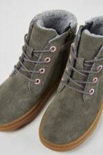 Kiddo Dark green ankle boots