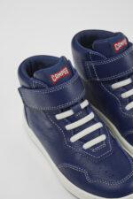 Runner Blue leather sneakers