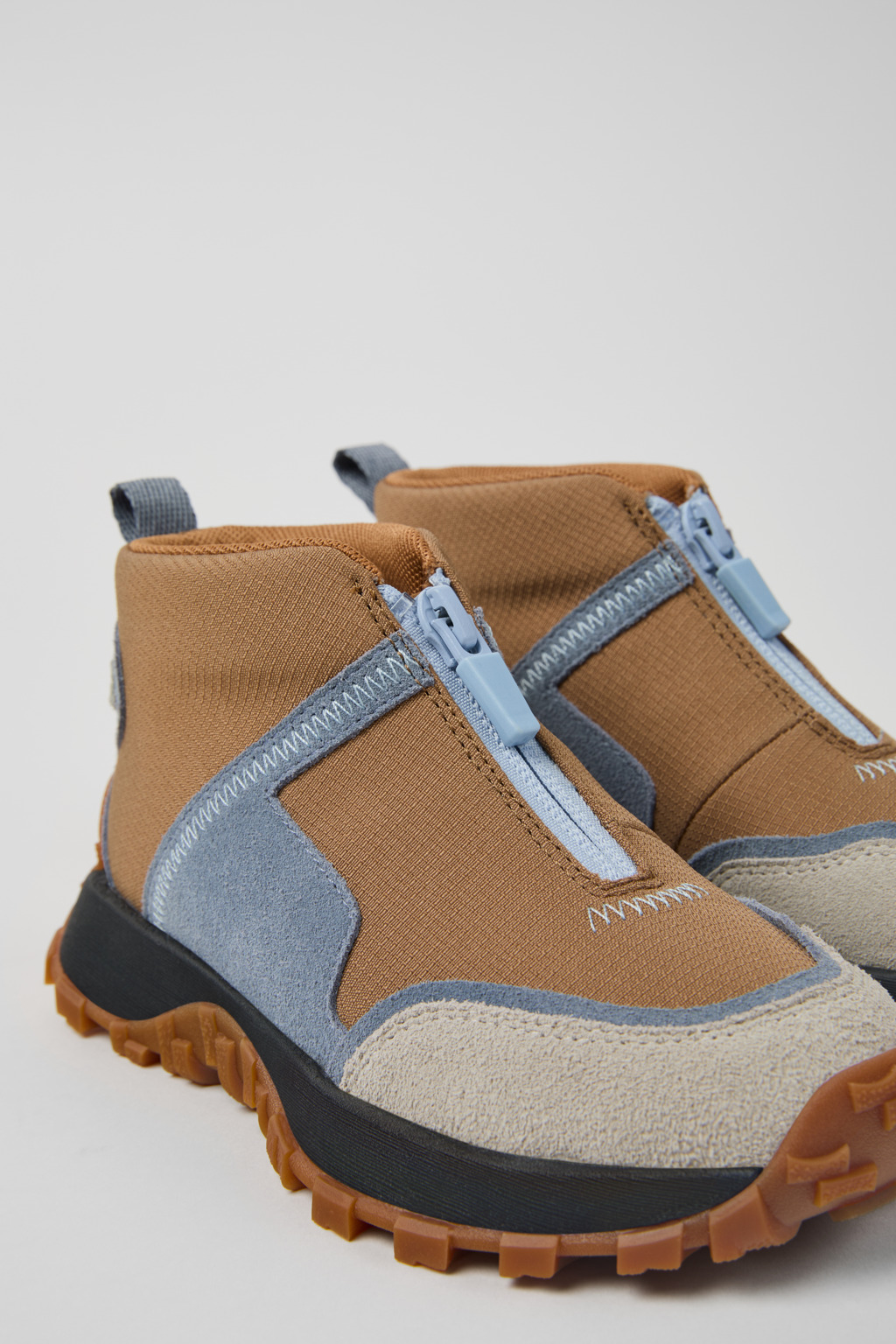 Drift Trail Multicolor textile and leather sneakers for kids