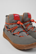 Ergo Grey textile ankle boots for kids