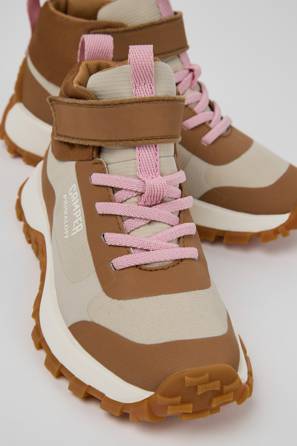 Drift Trail Multicolor Textile Sneaker Booties for Kids.