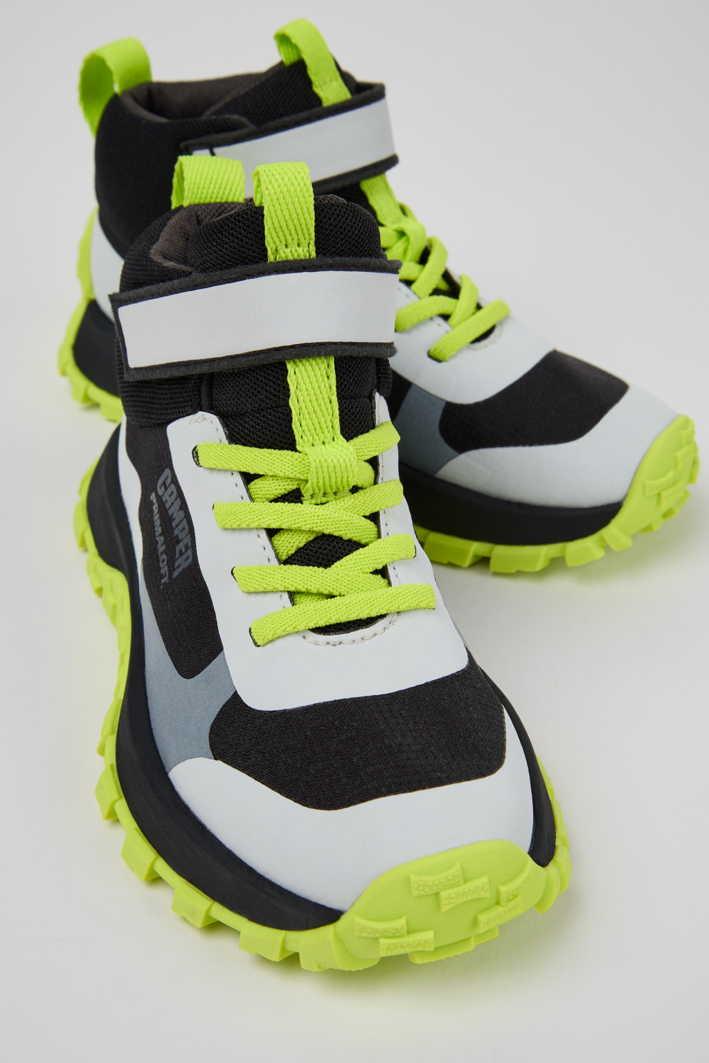 Drift Trail Multicolor Textile Sneaker Booties for Kids.