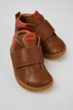 Peu Multicolor Leather Ankle Boots for Kids.