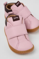 Peu Multicolor Leather Ankle Boots for Kids.