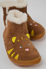 Peu Multicolor Nubuck and Leather Ankle Boots for Kids.