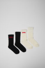 SOX White and black Merino wool socks