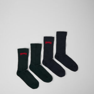 SOX Gray and blue Merino wool socks