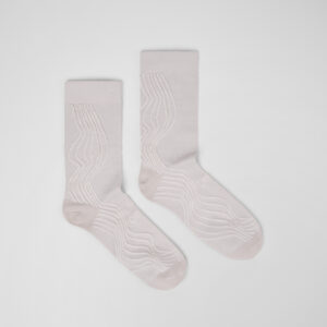 Socks White-gray organic cotton socks.