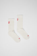 White Seacell mid-length socks White Seacell mid-length socks