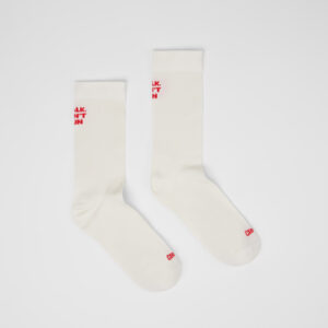 White Seacell mid-length socks White Seacell mid-length socks