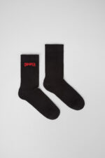 Black short-length basics socks Black short-length basics socks