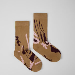 Socks Brown mid-length socks