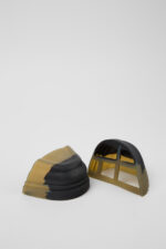 Junction Toe Caps Black, green rubber toe caps