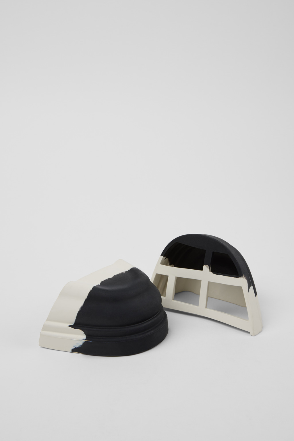 Junction Toe Caps Black and white rubber toe caps