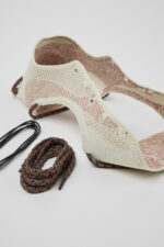 ROKU Shoe Uppers White, nude uppers (x2) for your right and left shoes.