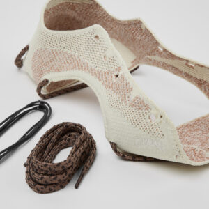 ROKU Shoe Uppers White, nude uppers (x2) for your right and left shoes.